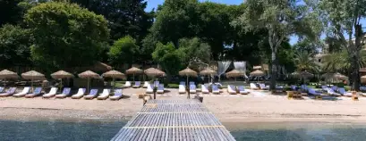 Easy access to Mon Repos Beach in Corfu